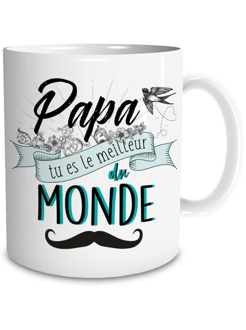 Mug en céramique sud_trading - papa tu es le meilleur du monde - Kiabi Mug en céramique sud_trading - papa tu es le meilleur du monde - Kiabi