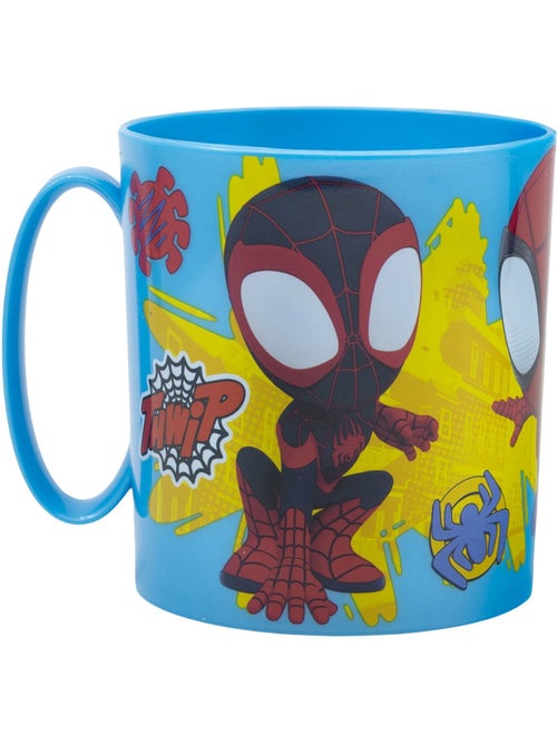 Mug enfant 'Spider-Man' en PVC sans BPA 350 ml micro-ondes SPIDERMAN - Kiabi Mug enfant 'Spider-Man' en PVC sans BPA 350 ml micro-ondes SPIDERMAN - Kiabi