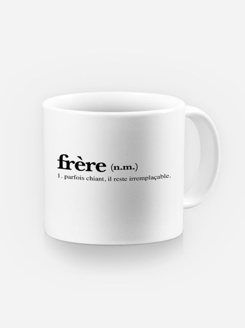 Mug FRERE DEFINITION 2 - Kiabi Mug FRERE DEFINITION 2 - Kiabi