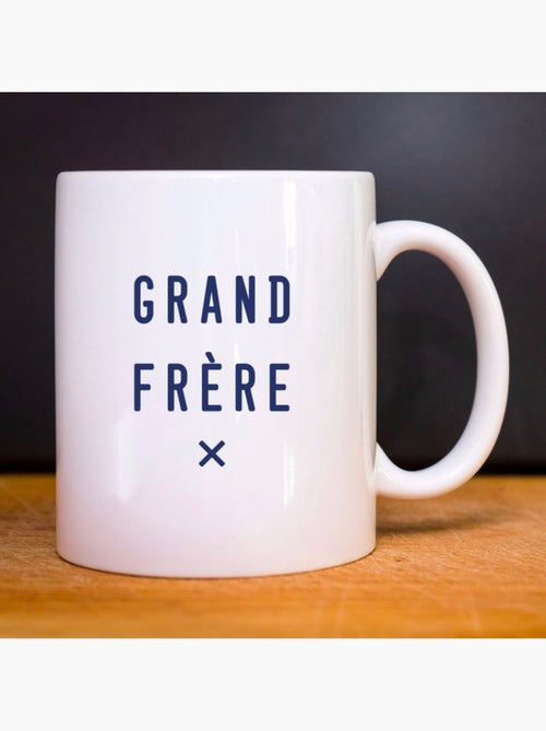 Mug GRAND FRÈRE X CŒUR WAF - Kiabi Mug GRAND FRÈRE X CŒUR WAF - Kiabi