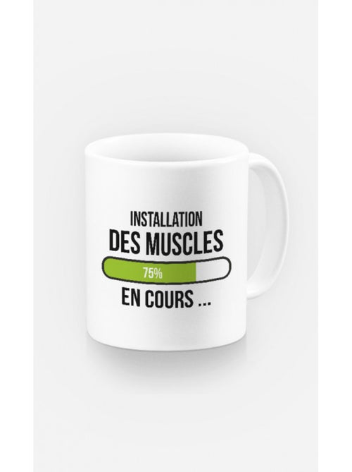 Mug INSTALLATION DES MUSCLES - Kiabi Mug INSTALLATION DES MUSCLES - Kiabi