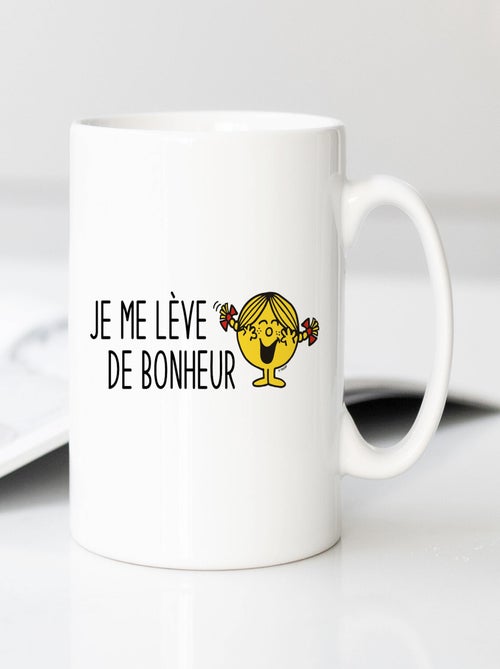 Mug JE ME LEVE DE BONHEUR - Kiabi Mug JE ME LEVE DE BONHEUR - Kiabi