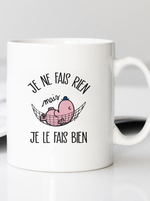 Mug JE NE FAIS RIEN MAIS JE LE FAIS BIEN - Kiabi Mug JE NE FAIS RIEN MAIS JE LE FAIS BIEN - Kiabi