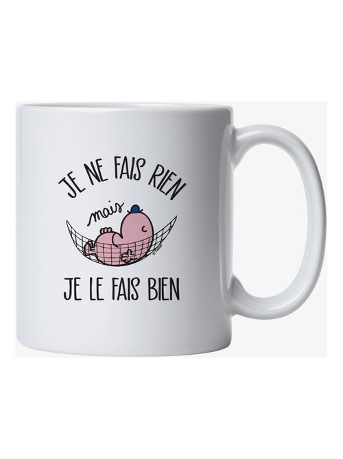 Mug JE NE FAIS RIEN MAIS JE LE FAIS BIEN - Kiabi Mug JE NE FAIS RIEN MAIS JE LE FAIS BIEN - Kiabi