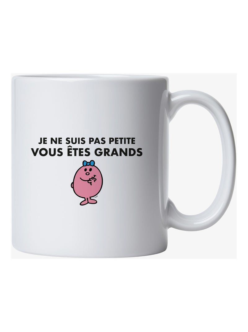 Mug JE NE SUIS PAS PETITE VOUS ETES GRANDS Blanc - Kiabi