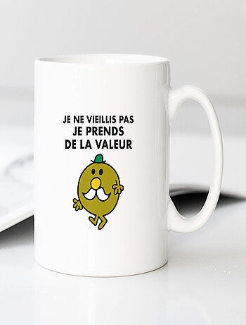 Mug JE NE VIEILLIS PAS JE PRENDS DE LA VALEUR
