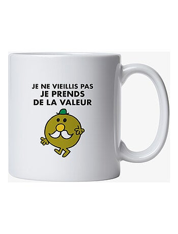 Mug JE NE VIEILLIS PAS JE PRENDS DE LA VALEUR