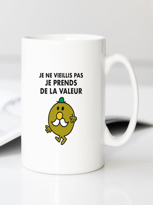 Mug JE NE VIEILLIS PAS JE PRENDS DE LA VALEUR - Kiabi Mug JE NE VIEILLIS PAS JE PRENDS DE LA VALEUR - Kiabi
