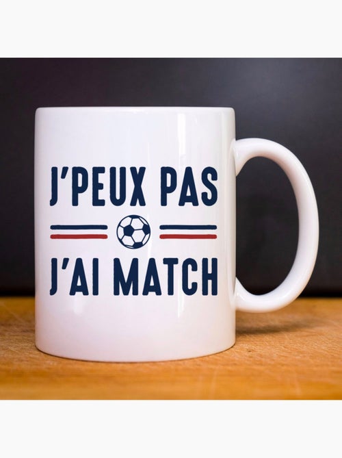 Mug JE PEUX PAS J'AI MATCH - Kiabi Mug JE PEUX PAS J'AI MATCH - Kiabi