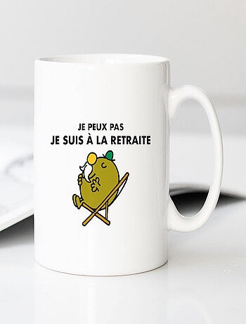 Mug JE PEUX PAS JE SUIS A LA RETRAITE