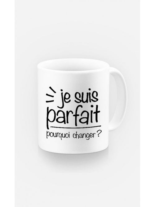 Mug JE SUIS PARFAIT - Kiabi Mug JE SUIS PARFAIT - Kiabi