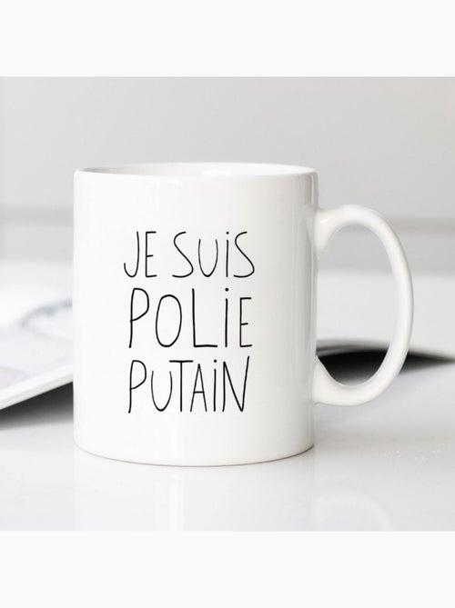 Mug JE SUIS POLIE - Kiabi Mug JE SUIS POLIE - Kiabi