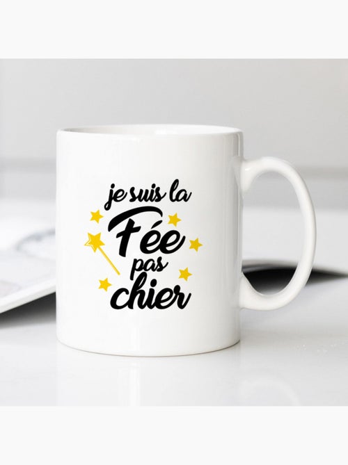 Mug LA FÉE PAS CHIER - Kiabi Mug LA FÉE PAS CHIER - Kiabi