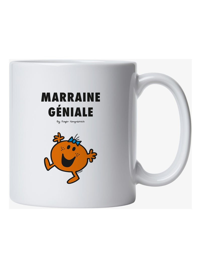 Mug LA PLUS GÉNIALE DES MARRAINES 2 Blanc - Kiabi