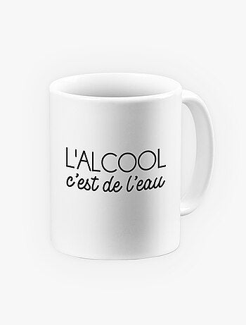 Mug L'ALCOOL C'EST DE L'EAU