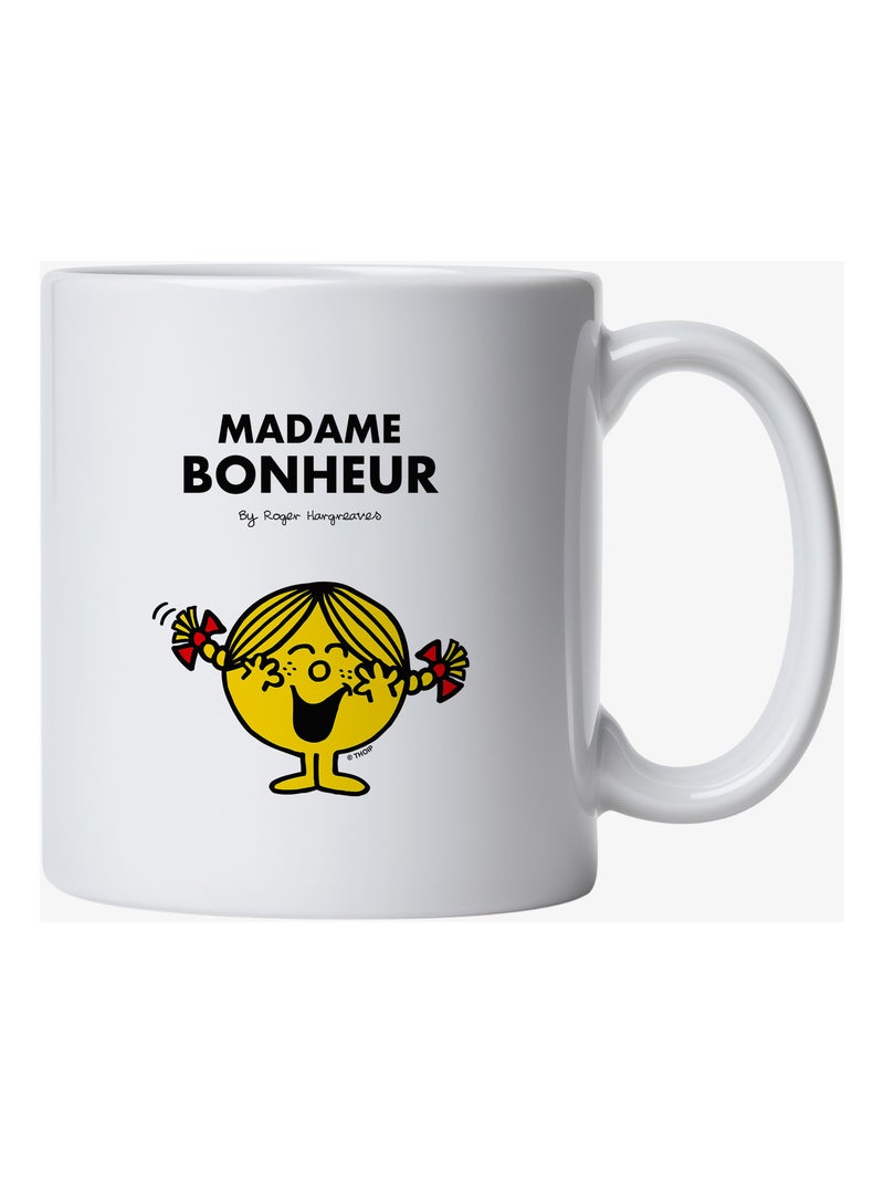 Mug MADAME BONHEUR Blanc - Kiabi