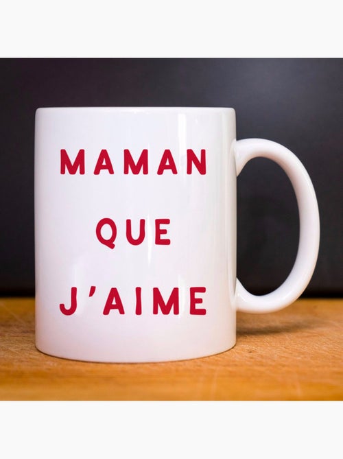 Mug MAMAN QUE J'AIME 2 WAF - Kiabi Mug MAMAN QUE J'AIME 2 WAF - Kiabi
