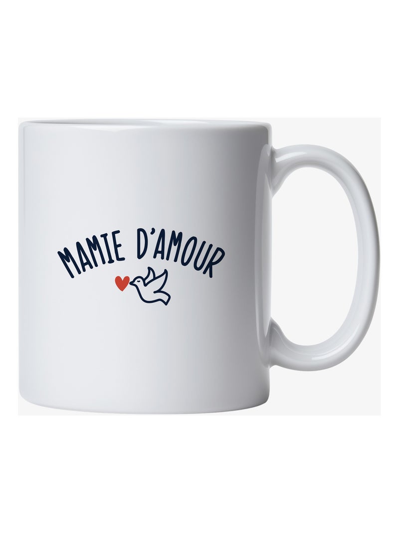 Mug MAMIE D'AMOUR W Blanc - Kiabi
