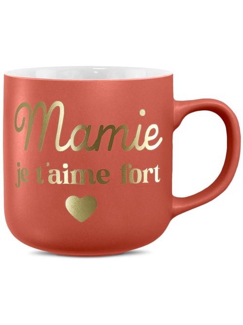 Mug Mamie Je T'aime Fort Mat - Kiabi Mug Mamie Je T'aime Fort Mat - Kiabi