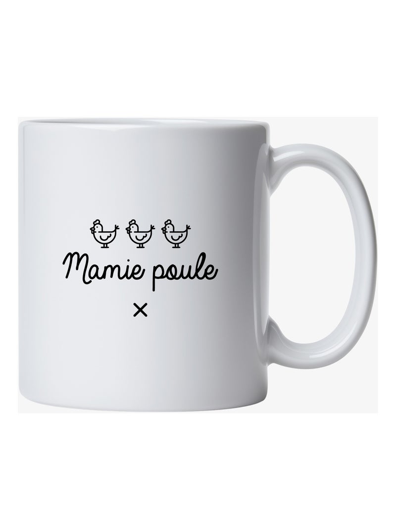 Mug MAMIE POULE Blanc - Kiabi
