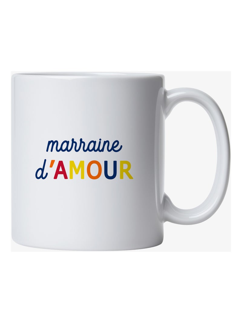 Mug MARRAINE D'AMOUR COLORÉE WAF Blanc - Kiabi