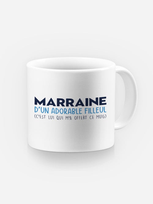 Mug MARRAINE D'UN ADORABLE FILLEUL - Kiabi Mug MARRAINE D'UN ADORABLE FILLEUL - Kiabi