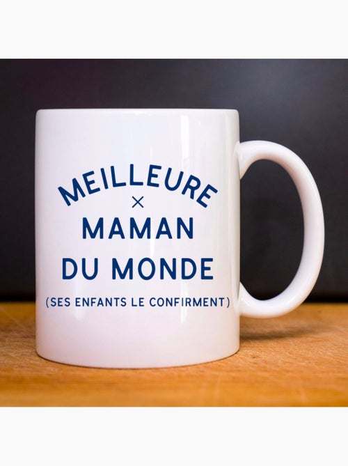 Mug MEILLEURE MAMAN DU MONDE (SES ENFANTS LE CONFIRMENT) 2 WAF - Kiabi Mug MEILLEURE MAMAN DU MONDE (SES ENFANTS LE CONFIRMENT) 2 WAF - Kiabi