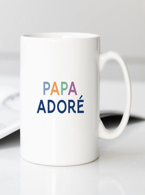 Mug PAPA ADORÉ COLORÉ - Kiabi Mug PAPA ADORÉ COLORÉ - Kiabi
