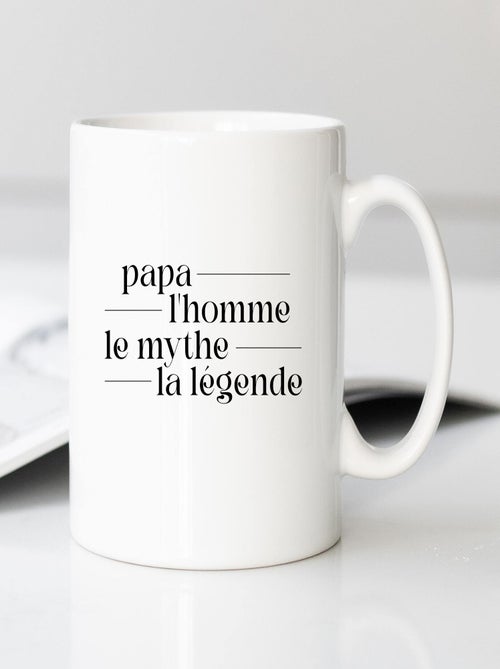 Mug PAPA MYTHE LEGENDE - Kiabi Mug PAPA MYTHE LEGENDE - Kiabi