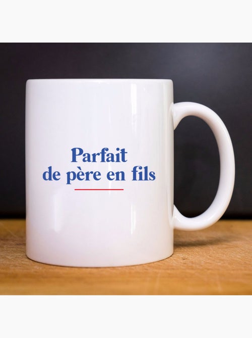 Mug PARFAIT DE PÈRE EN FILS 2 - Kiabi Mug PARFAIT DE PÈRE EN FILS 2 - Kiabi