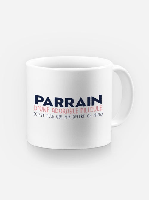 Mug PARRAIN D'UNE ADORABLE FILLEULE - Kiabi Mug PARRAIN D'UNE ADORABLE FILLEULE - Kiabi