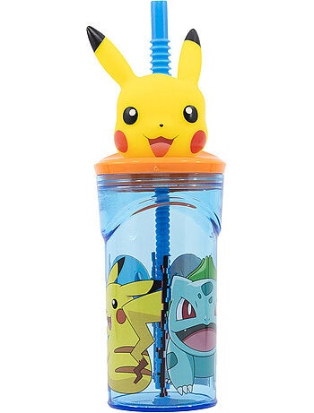 Mug 'Pokémon' – Bouteille d'Eau 3D Distorsion en Plastique 360 ml