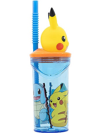 Mug 'Pokémon' – Bouteille d'Eau 3D Distorsion en Plastique 360 ml