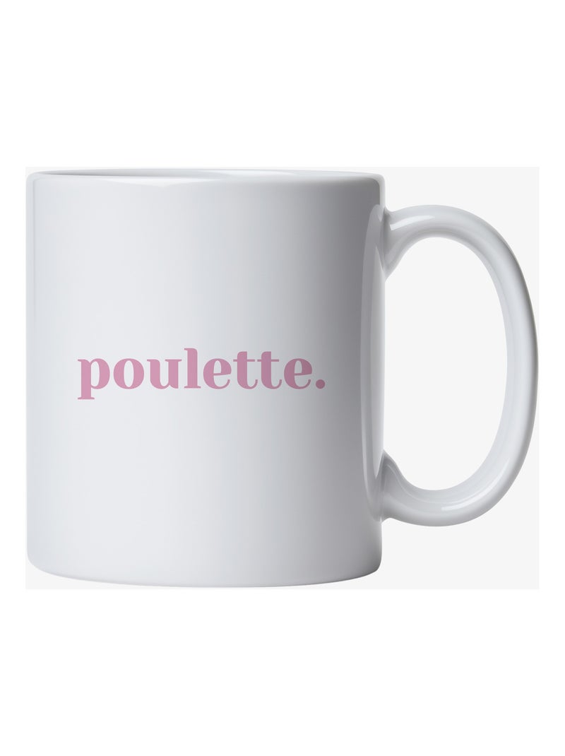 Mug POULETTE Blanc - Kiabi