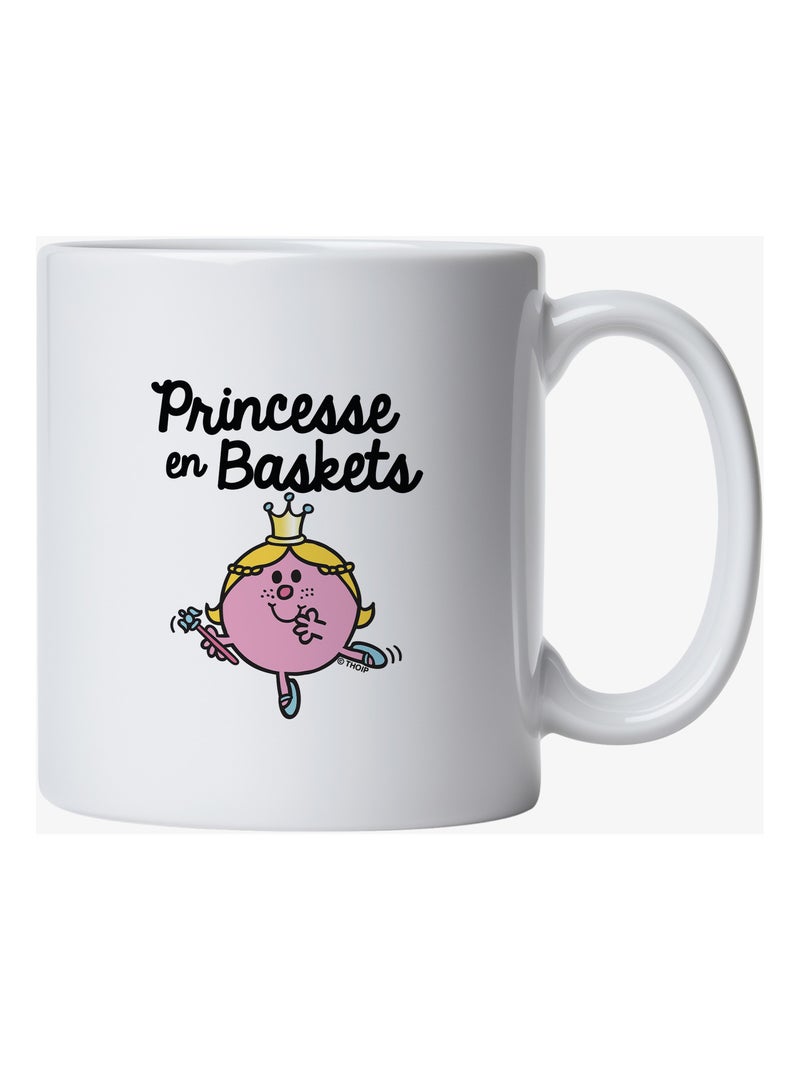 Mug PRINCESSE EN BASKET Blanc - Kiabi