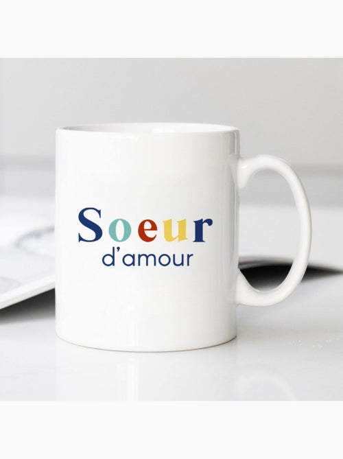 Mug SŒUR D'AMOUR - Kiabi Mug SŒUR D'AMOUR - Kiabi