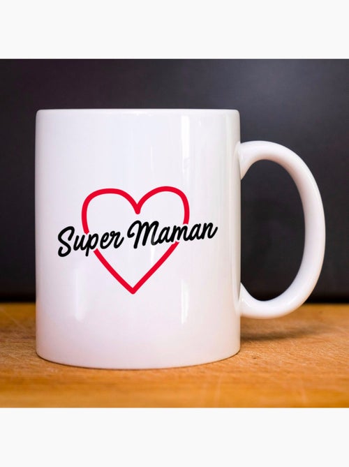 Mug SUPER MAMAN 2 WAF - Kiabi Mug SUPER MAMAN 2 WAF - Kiabi