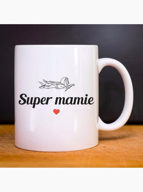 Mug SUPER MAMIE 2 WAF - Kiabi Mug SUPER MAMIE 2 WAF - Kiabi