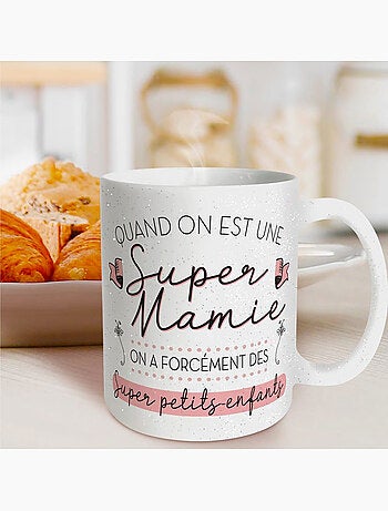 Mug Super Mamie Paillettes