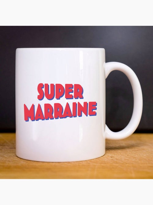 Mug SUPER MARRAINE 4 - Kiabi Mug SUPER MARRAINE 4 - Kiabi