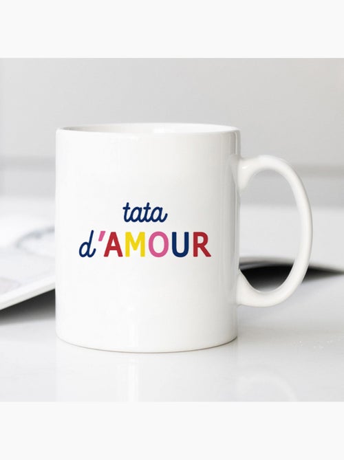 Mug TATA D'AMOUR COLORÉE WAF - Kiabi Mug TATA D'AMOUR COLORÉE WAF - Kiabi