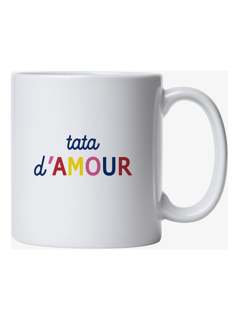 Mug TATA D'AMOUR COLORÉE WAF Blanc - Kiabi