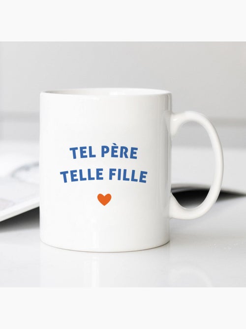 Mug TEL PAPY TELLE PETITE FILLE WAF - Kiabi Mug TEL PAPY TELLE PETITE FILLE WAF - Kiabi