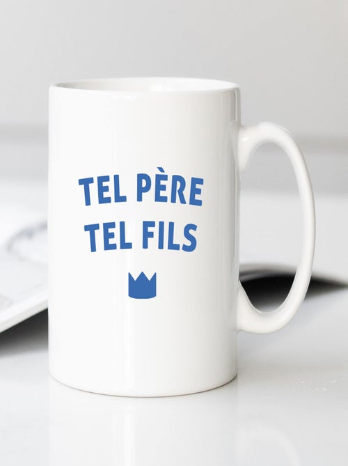 Mug TEL PÈRE TEL FILS CŒUR - Kiabi Mug TEL PÈRE TEL FILS CŒUR - Kiabi