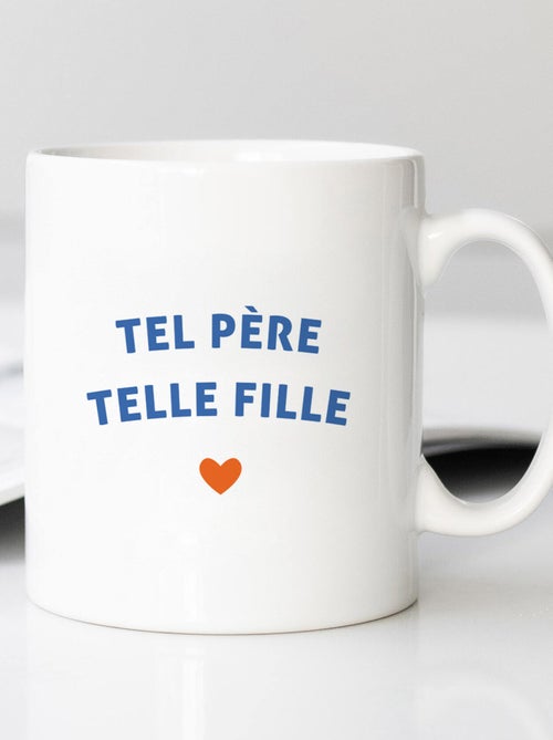 Mug TEL PÈRE TELLE FILLE CŒUR - Kiabi Mug TEL PÈRE TELLE FILLE CŒUR - Kiabi