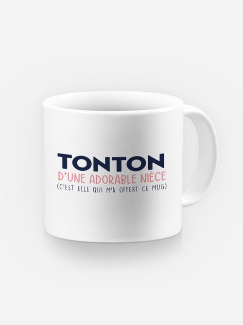 Mug TONTON D'UNE ADORABLE NIECE - Kiabi Mug TONTON D'UNE ADORABLE NIECE - Kiabi