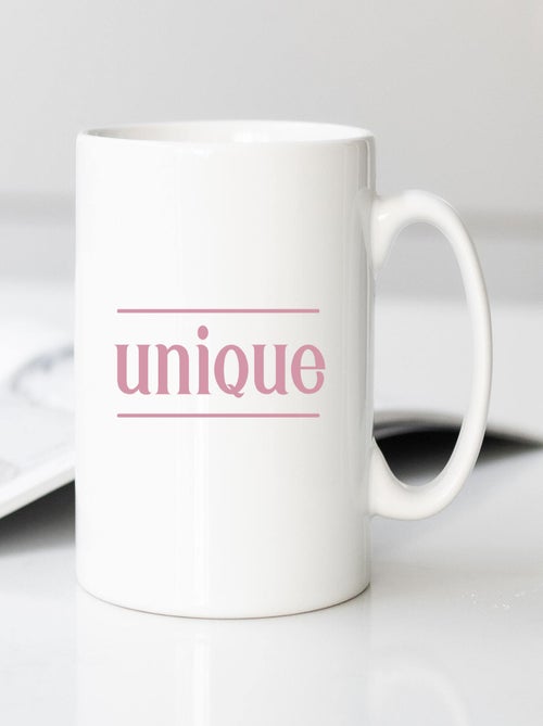 Mug UNIQUE WAF ROSE - Kiabi Mug UNIQUE WAF ROSE - Kiabi