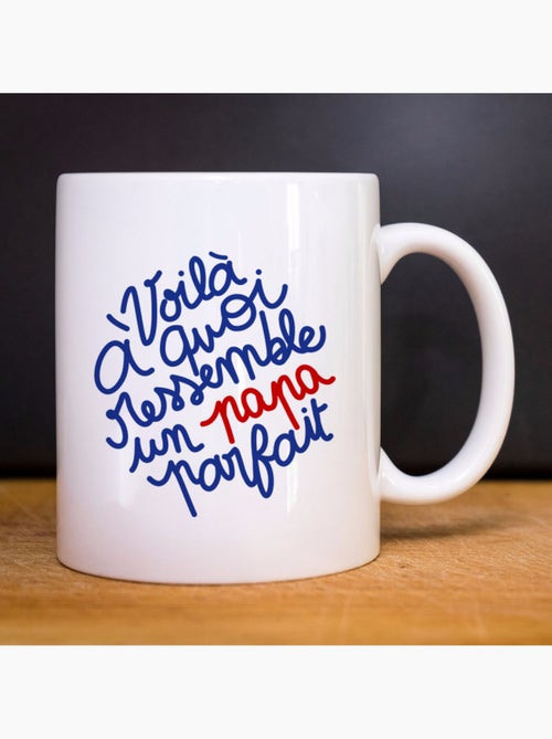 Mug VOILÀ À QUOI RESSEMBLE UN PAPA PARFAIT - Kiabi Mug VOILÀ À QUOI RESSEMBLE UN PAPA PARFAIT - Kiabi