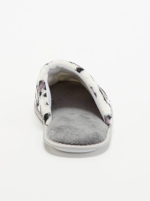 Muilpantoffels met luipaardprint - Kiabi Muilpantoffels met luipaardprint - Kiabi