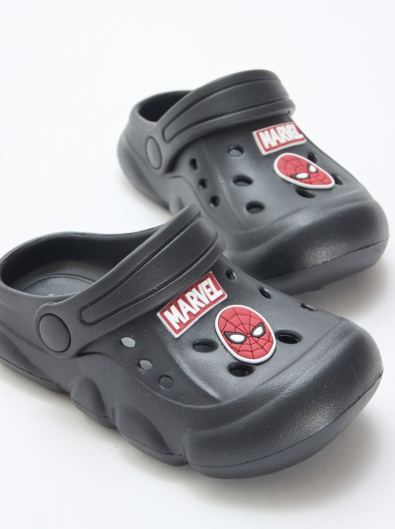Mule 'Marvel' 'Spiderman' effen Zwart - Kiabi